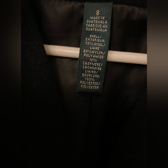 Ralph Lauren Buckle Closure wool Coat, size 8 - Picture 5 of 10
